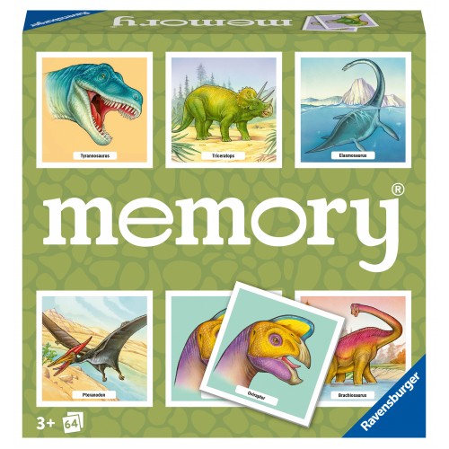 Ravensburger Επιτραπέζιο Μνήμης Memory Δεινόσαυροι (20924)