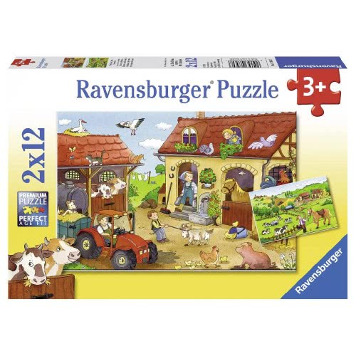 Ravensburger Παζλ 2X12τμχ. Το Αγρόκτημα (07560)