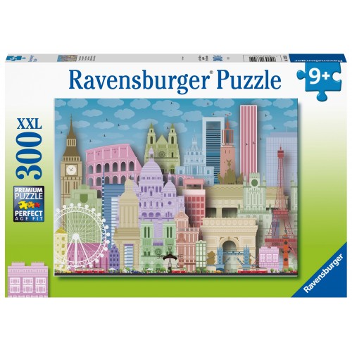 Ravensburger Παζλ 300XXLτμχ. Ευρωπαϊκές Πόλεις (13355)