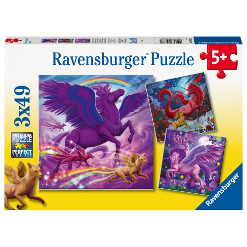 Ravensburger Παζλ 3X49τμχ. Μονόκεροι (05678)