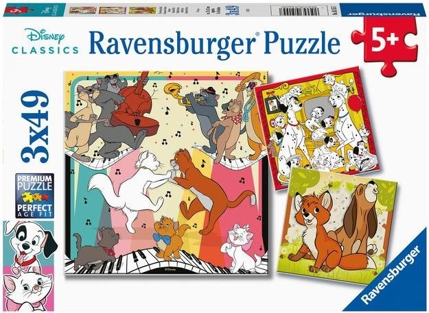 Ravensburger Παζλ Ήρωες Της Disney 3x49 Τμχ (05155)