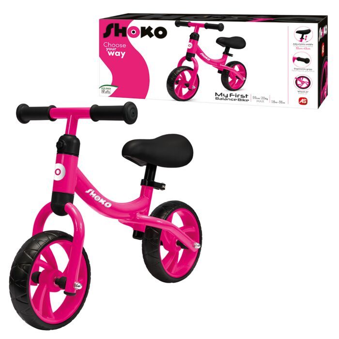 Shoko Παιδικό Ποδήλατο Ισορροπίας Φούξια Για Ηλικίες 18-36 Μηνών (5004-50516)
