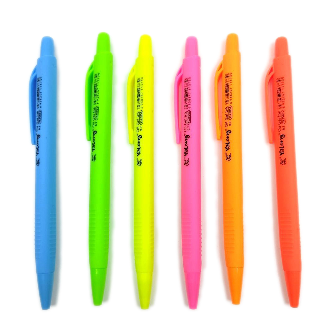 Στυλό Gel Μονόχρωμο Διάφορα Χρώματα 0,7mm
