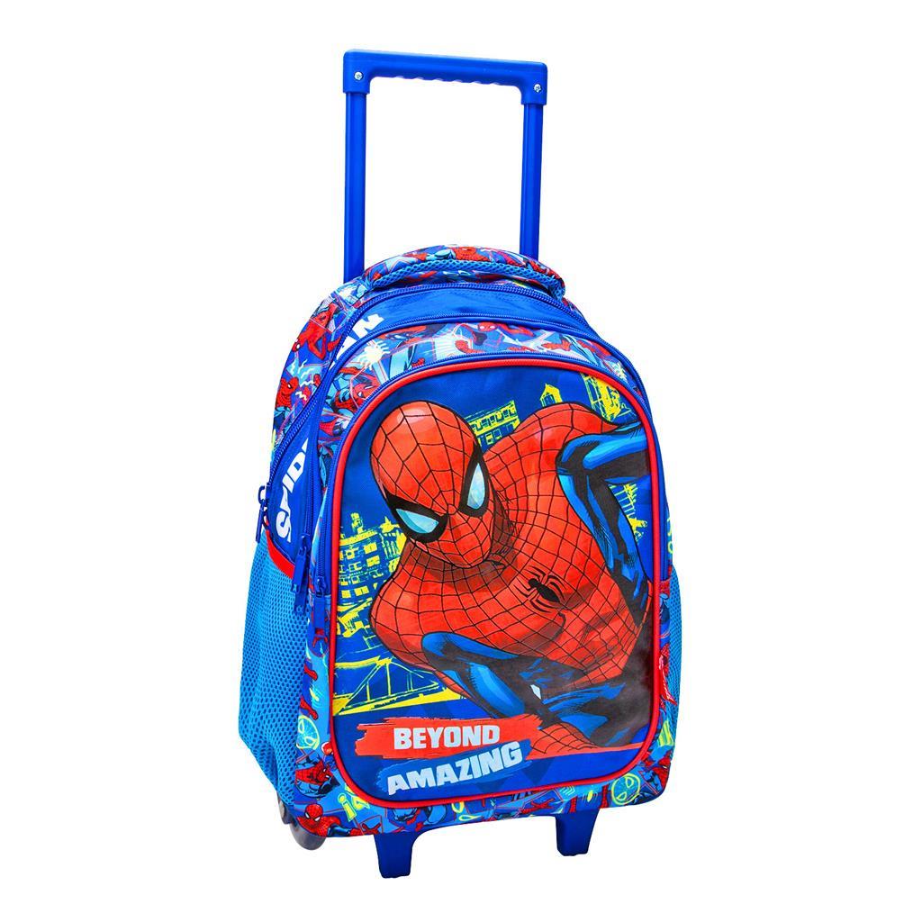 Σχολική Τσάντα Τρόλεϊ Δημοτικού Spiderman Beyond Amazing 3 Θήκες (000508122)