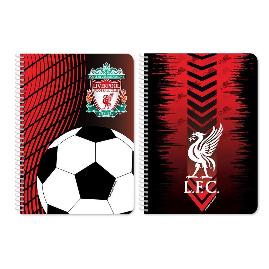 Τετράδιο Σπιράλ Α4 2Θ 60Φ Liverpool 2Σχέδια (000141037)