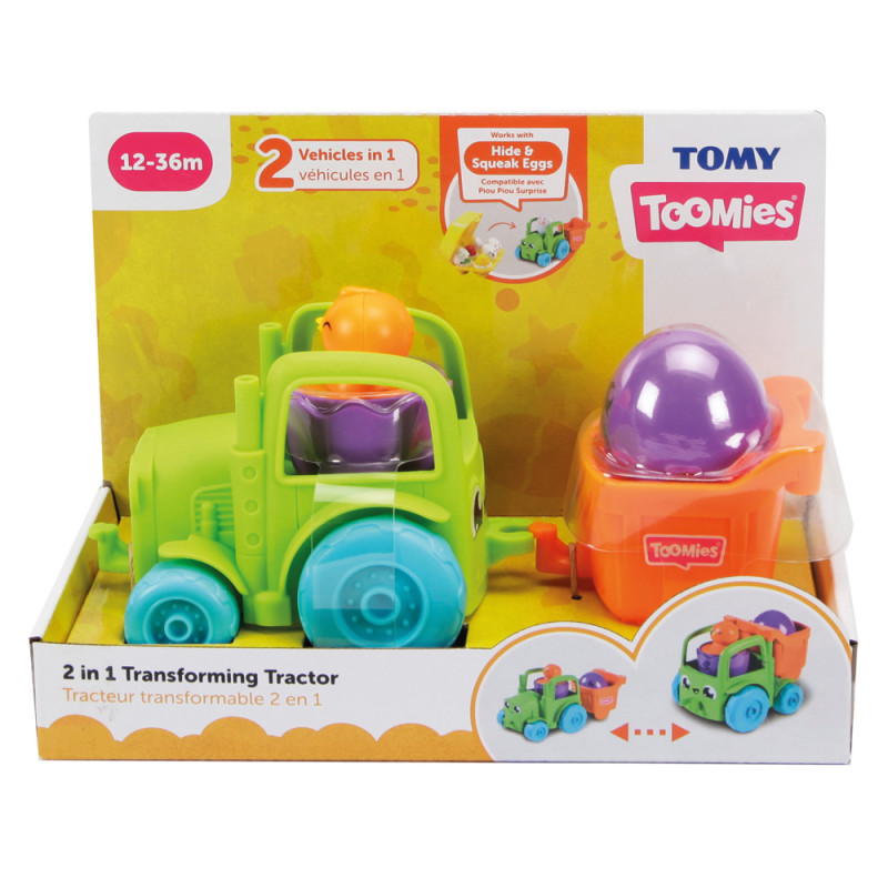 Tomy Toomies Βρεφικό Παιχνίδι 2 Σε 1 Φορτηγάκι Για 12-36 Μηνών (1000-73219)