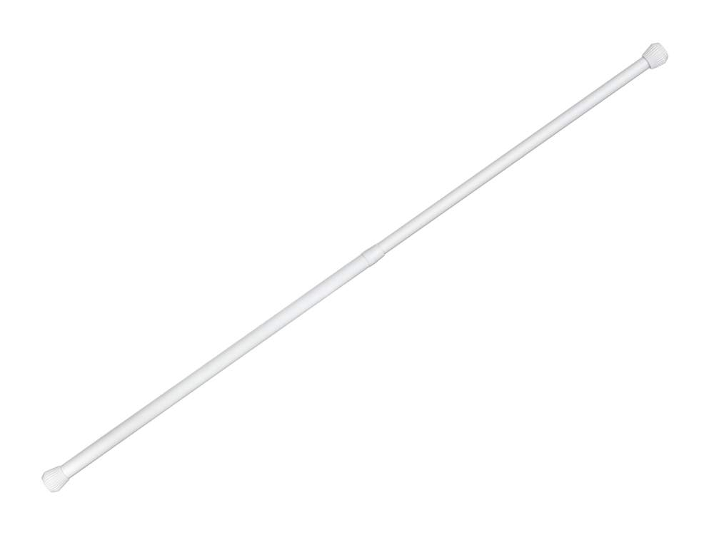 Βέργα Κουρτίνας Μπάνιου Λευκή 110-200cm