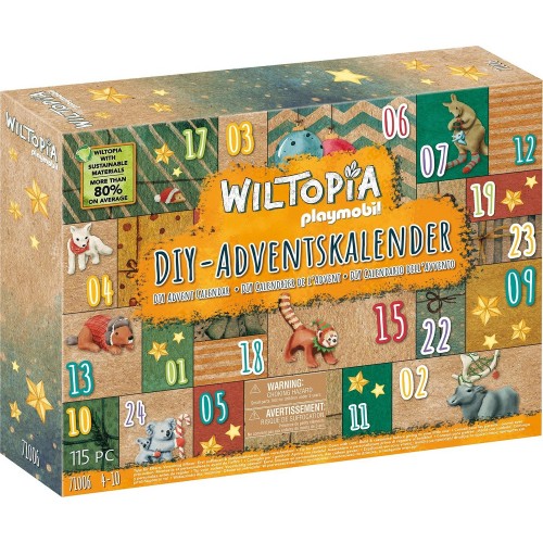 Wiltopia - Diy Χριστουγεννιάτικο Ημερολόγιο Εξερευνώντας Τον Κόσμο Των Ζώων (71006)